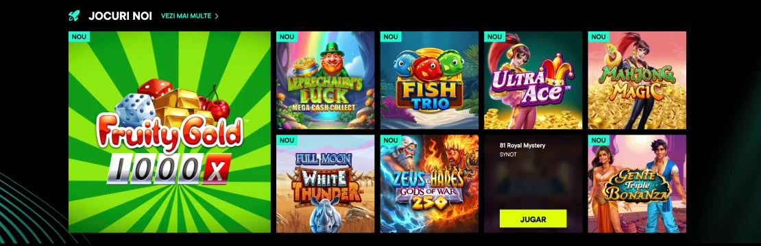 Versus Casino Jocuri noi